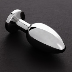 Triune Plug bijou anal Butty L 9 x 3.8cm Transparent